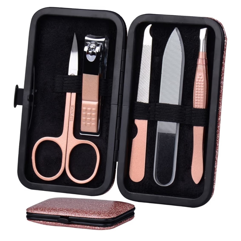 Professional Manicure Nail Care Kit (5-Piece) | Travel Grooming Set | NEW